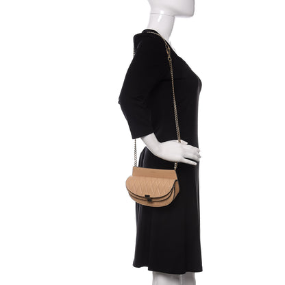 Chloe Calfskin Embossed Nano Georgia Crossbody Bag Sand 2 of 10