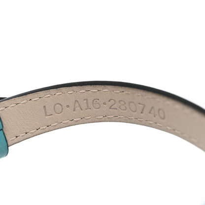 Bulgari Calfskin Serpenti Forever Multi-coiled Bracelet Turquoise 5 of 6