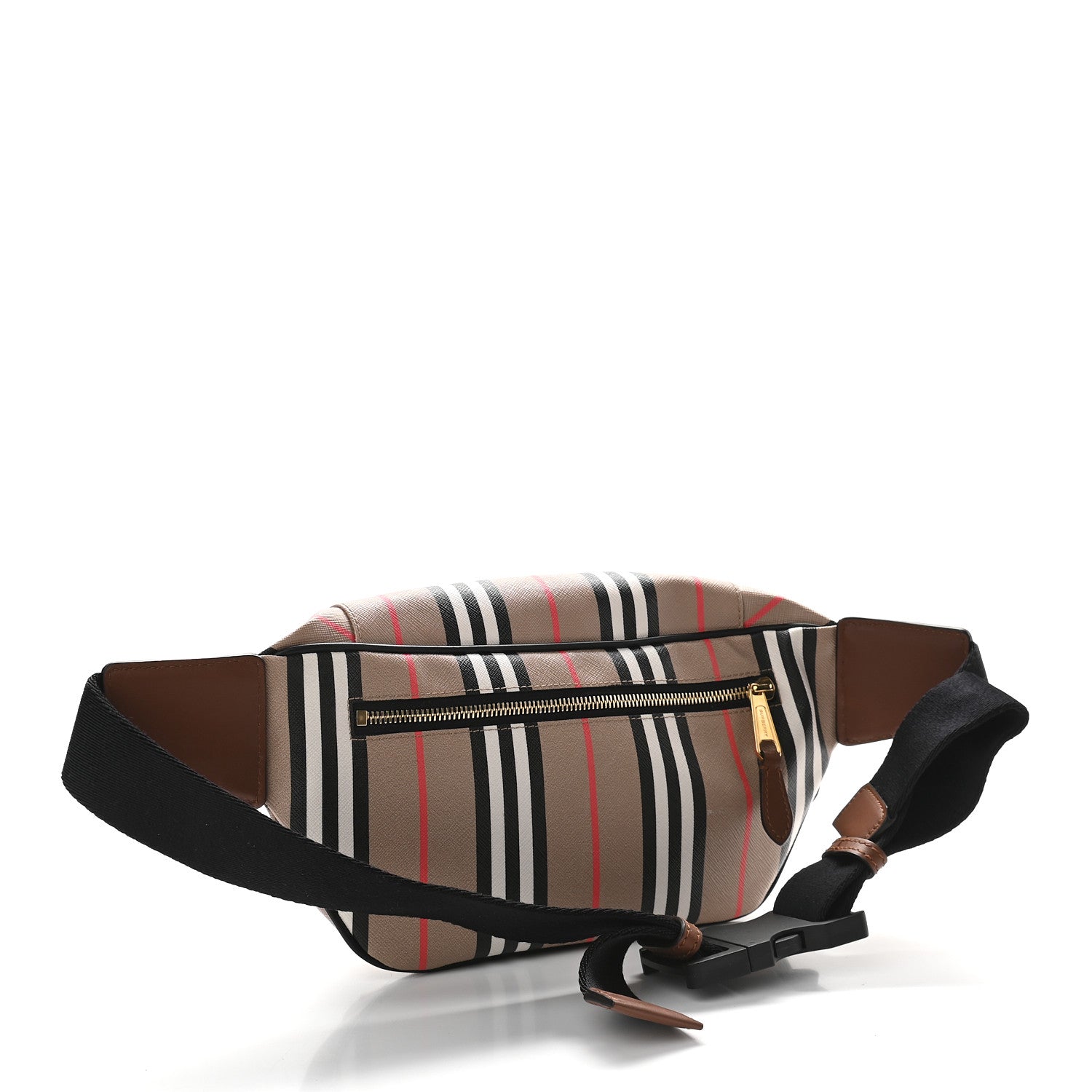 Burberry E-Canvas Icon Stripe Sonny Bum Bag Archive Beige 3 of 9