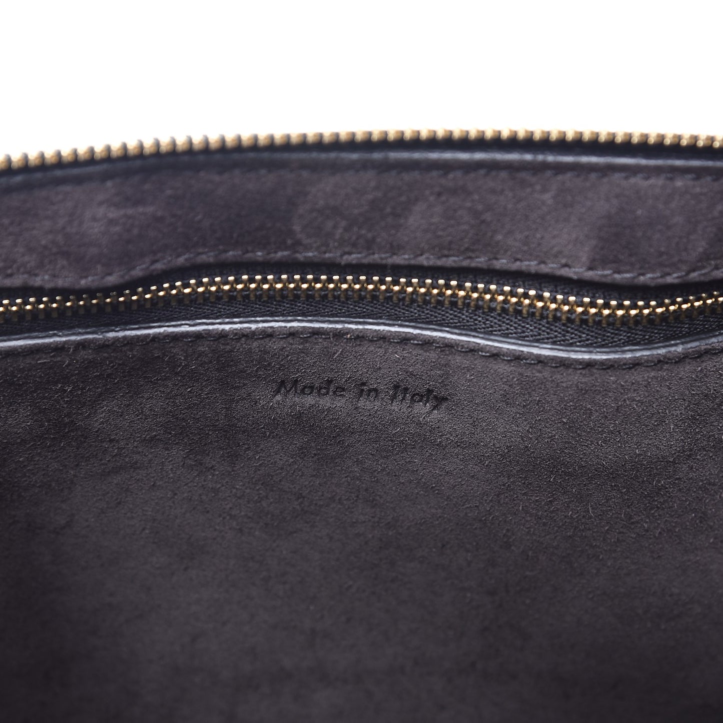 Smooth Calfskin Medium Edge Shoulder Bag Grey