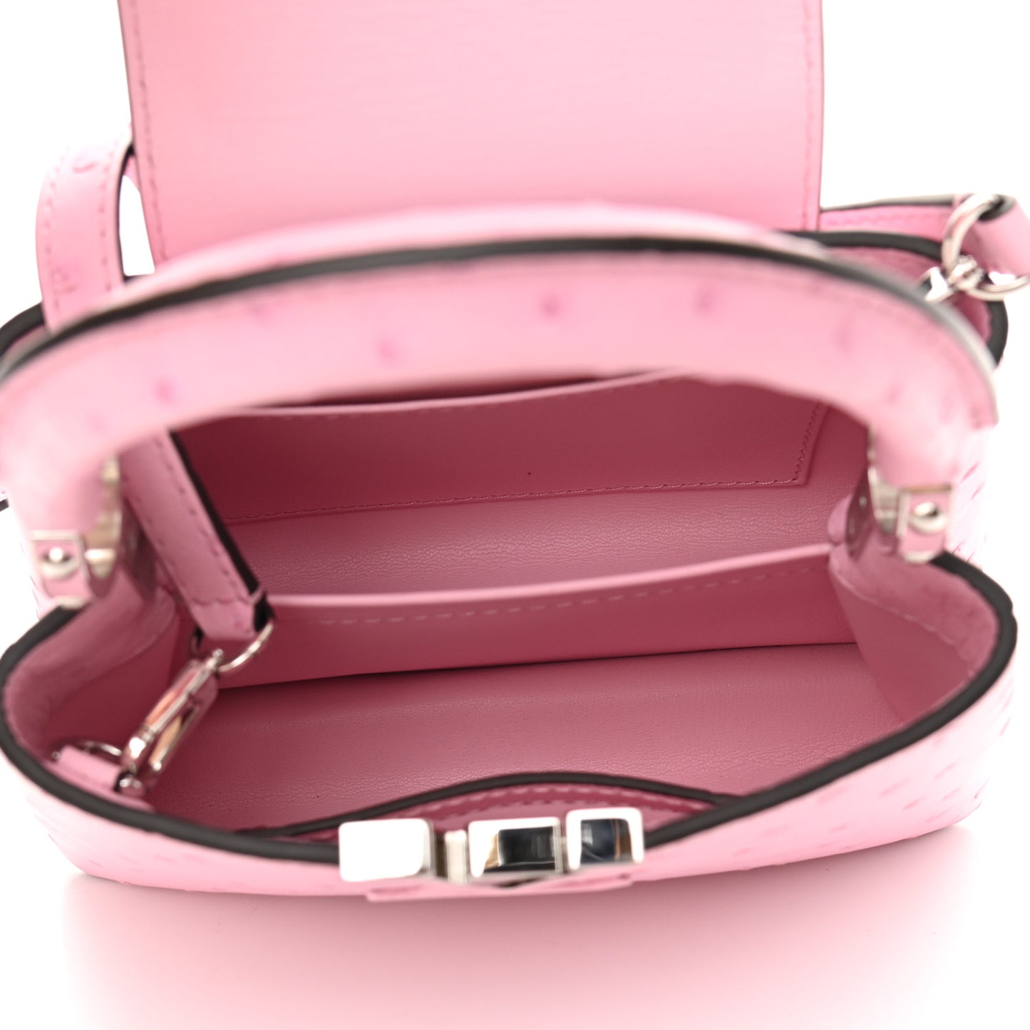 Ostrich Capucines Mini Pink