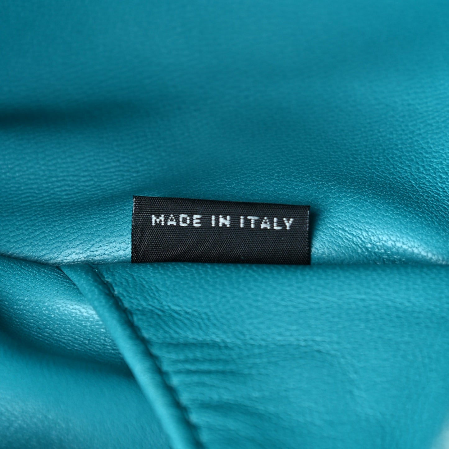 Soft Calf Medium Inside Tote Cannella Turchese
