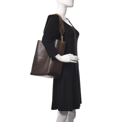 Celine Supersoft Calfskin Sangle Bucket Bag Wood 2 of 24