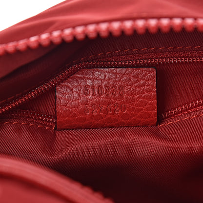 Gucci Nylon Monogram Dolmias Pouch Vibrant Red 7 of 10