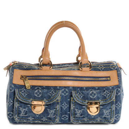 Louis Vuitton Monogram Denim Neo Speedy Blue 1 of 7