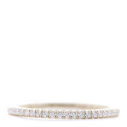 Cartier 18K Yellow Gold Diamond Etincelle De Eternity Ring 53 6.5 3 of 6