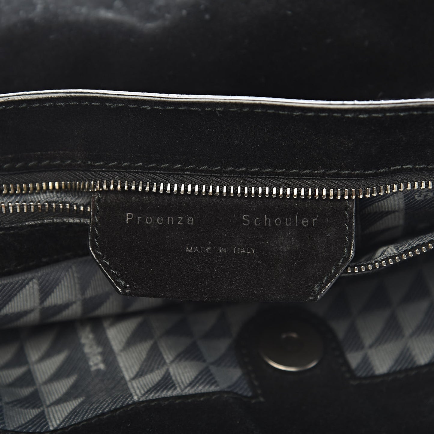 Suede Medium PS1 Satchel Black
