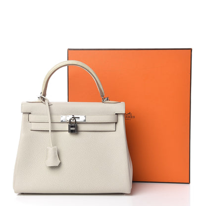 Hermes Matte Alligator Togo Kelly Retourne 28 Beton 41 of 41
