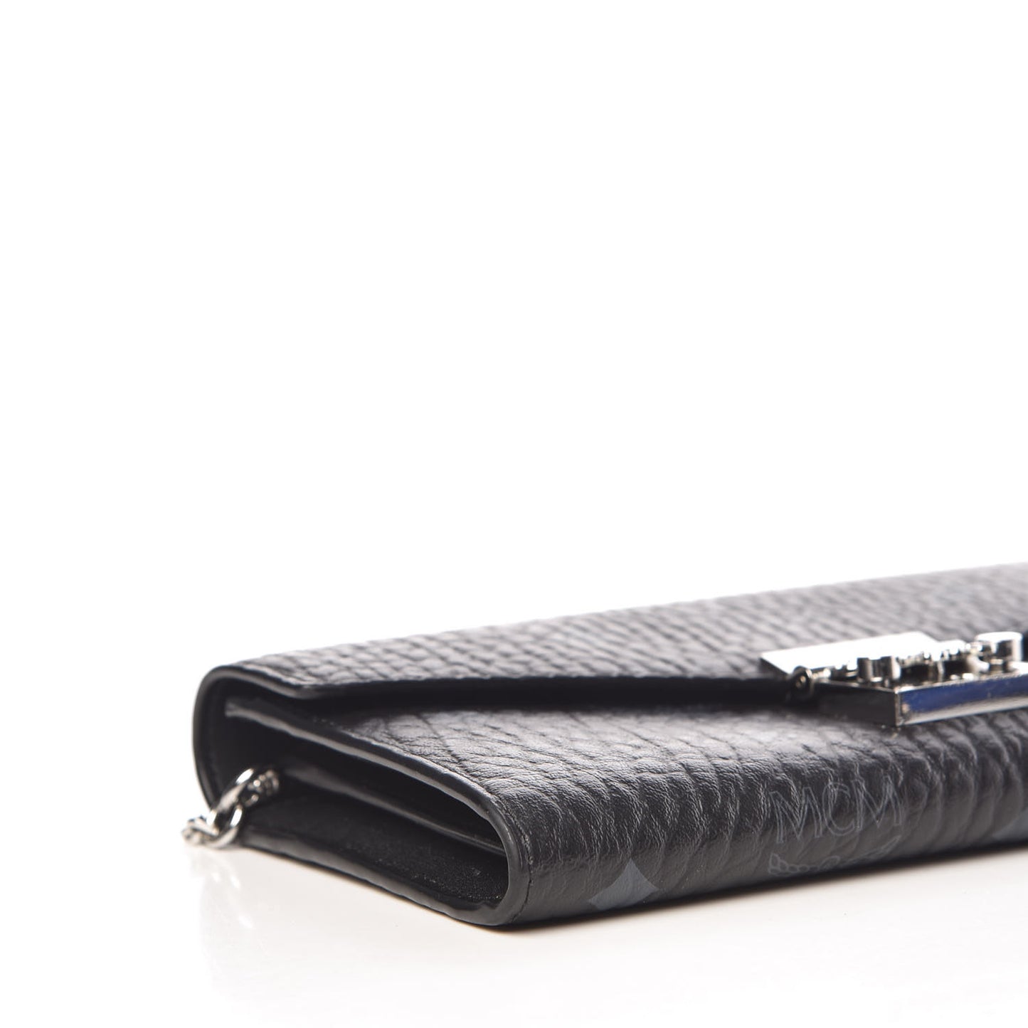 Visetos Large Patricia Wallet On Chain Black