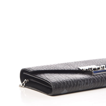 MCM Visetos Large Patricia Wallet On Chain Black 8 of 10