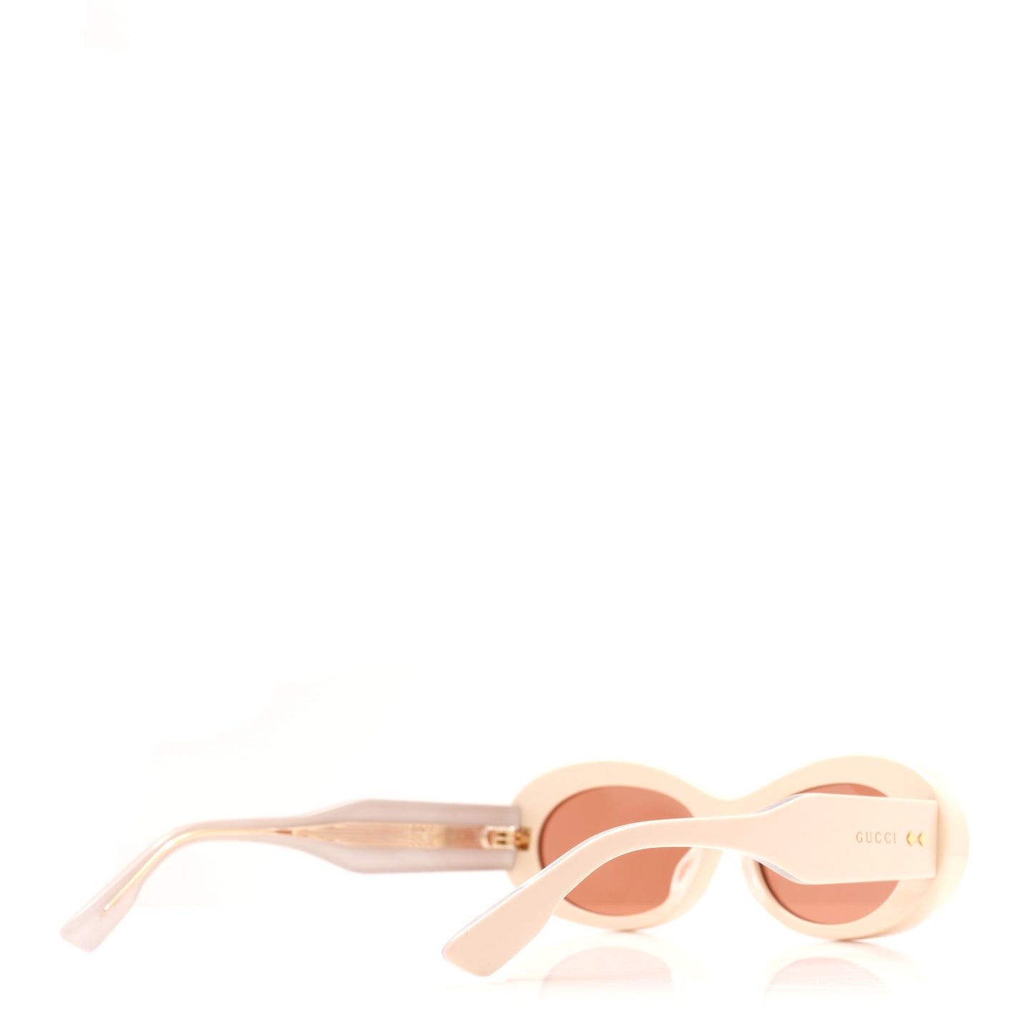 Acetate Oval Frame GG1527S Sunglasses Beige
