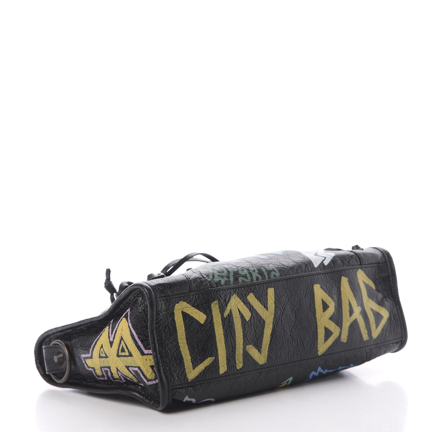 Agneau Graffiti All Over Classic Hardware S City Black Multicolor