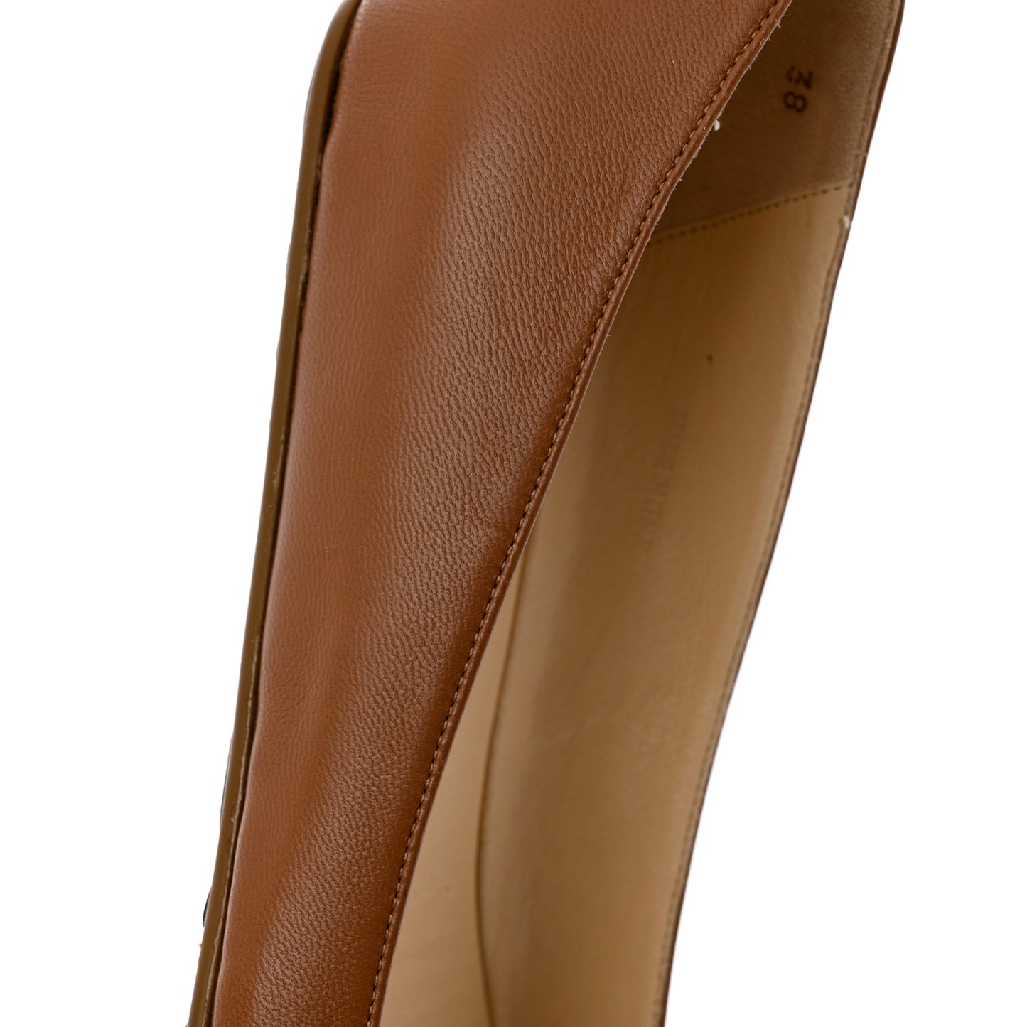 Nappa Metal Mesh Waine Ballet Flats 38 Canyon Gold