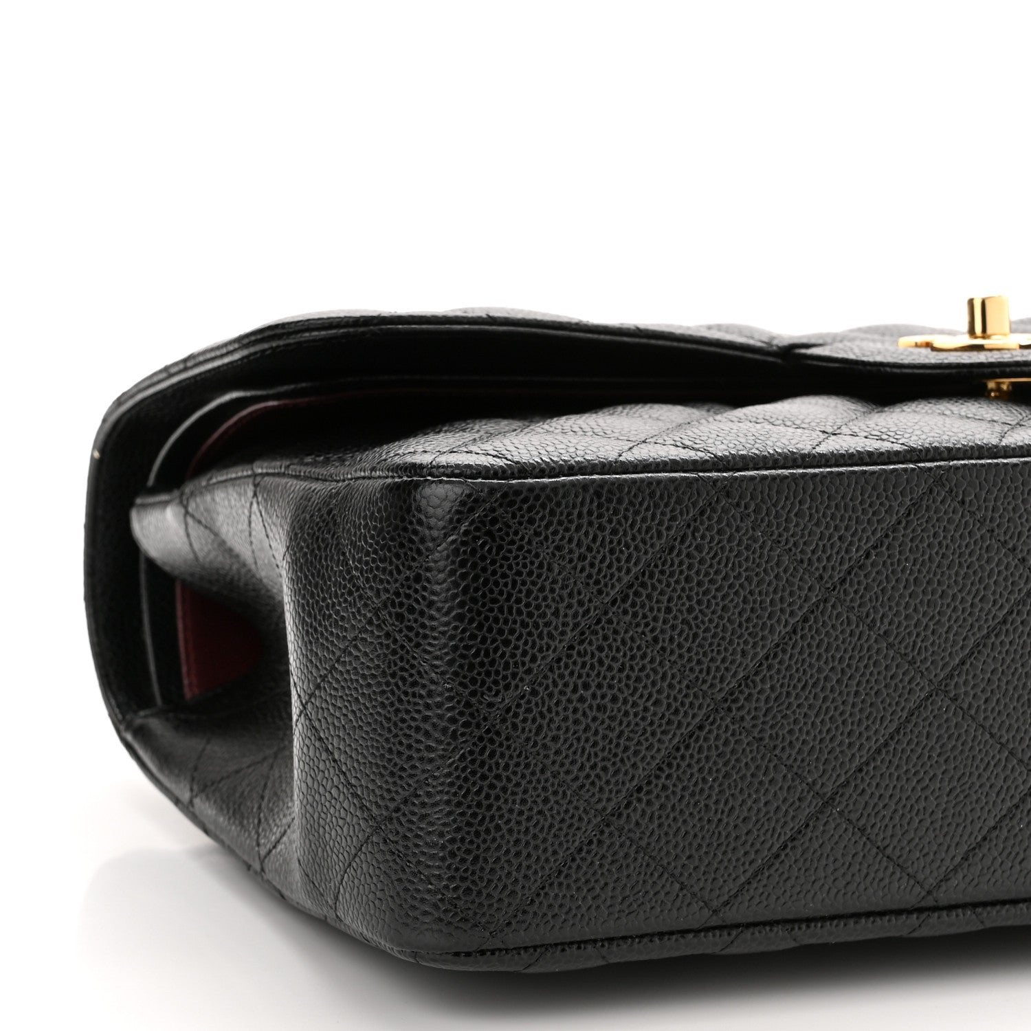 Chanel Caviar Quilted Jumbo Double Flap Black 9 of 11