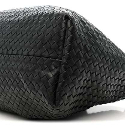 Bottega Veneta Calfskin Intrecciato Pinacoteca Reversible Tote Black Fondant 9 of 10