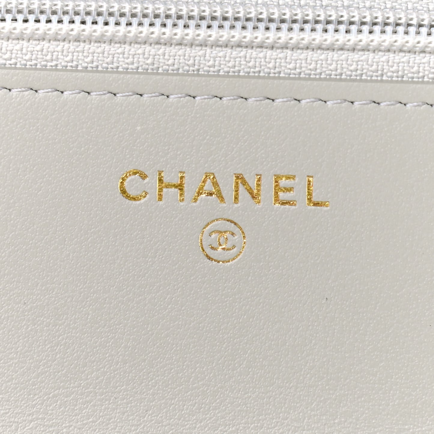 Wool Tweed Lambskin Quilted Chanel 19 Wallet On Chain WOC Grey