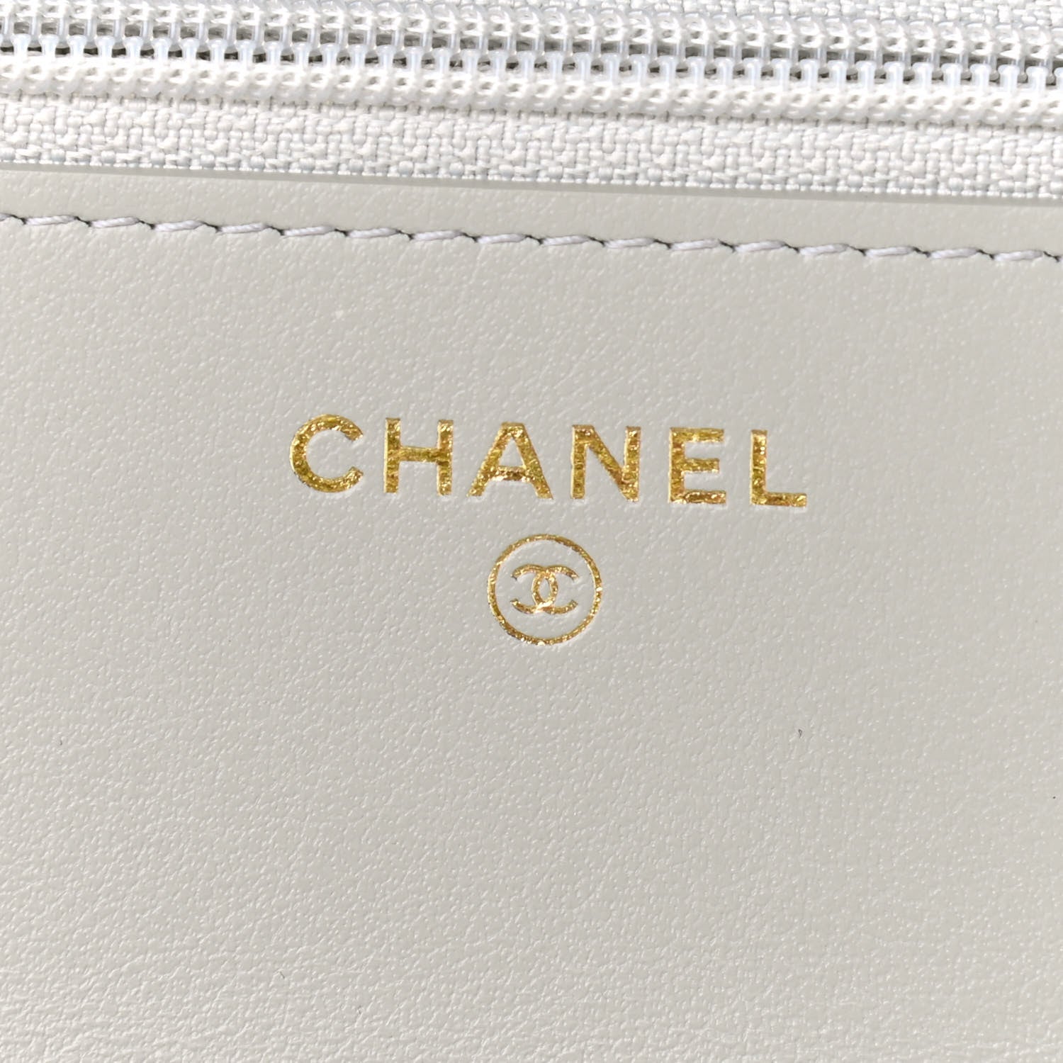 Chanel Wool Tweed Lambskin Quilted Chanel 19 Wallet On Chain WOC Grey 6 of 9