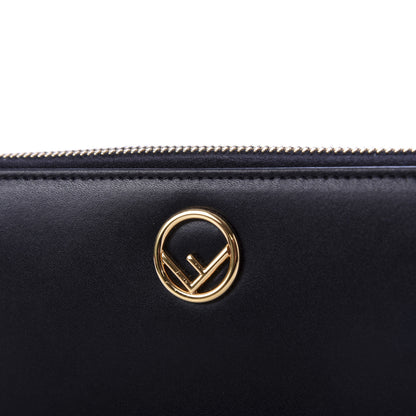 Fendi Vitello Liberty Lucido F is Fendi Zip Around Wallet Black 7 of 7