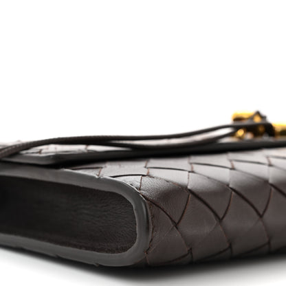 Bottega Veneta Nappa Intrecciato Long Andiamo Top Handle Clutch Fondant 8 of 10