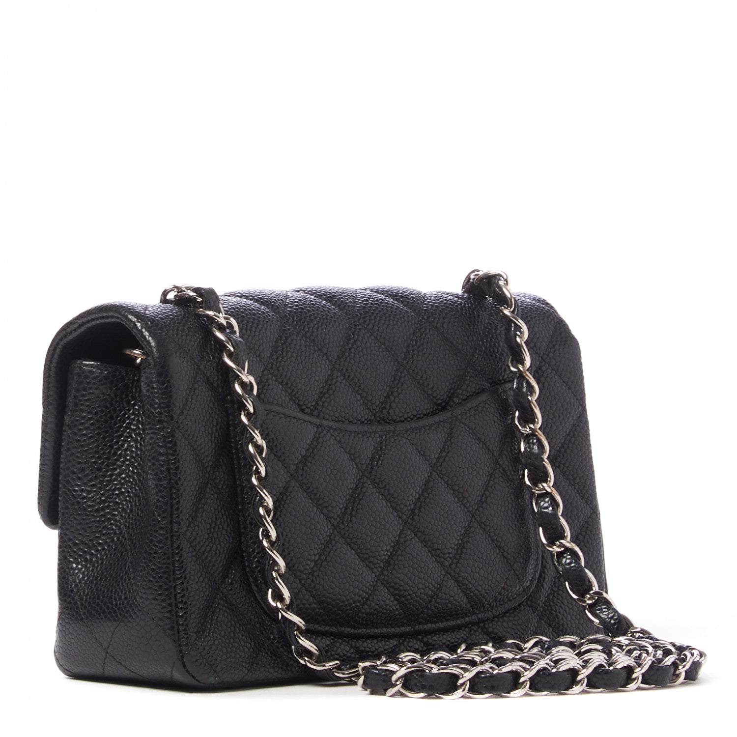 Chanel Caviar Quilted Mini Rectangular Flap Black 2 of 9