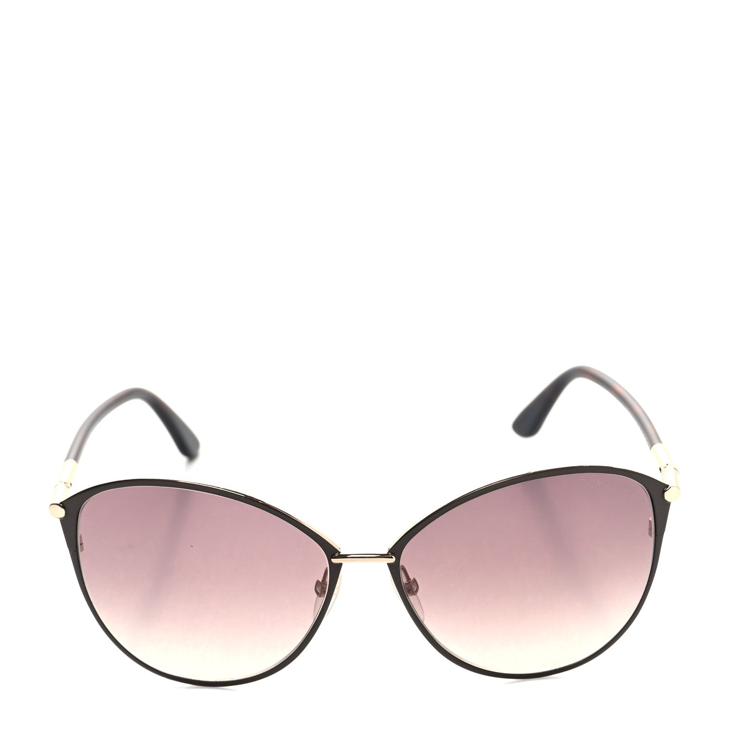 Tom Ford Penelope Vintage Round Sunglasses TF320 Brown 2 of 8
