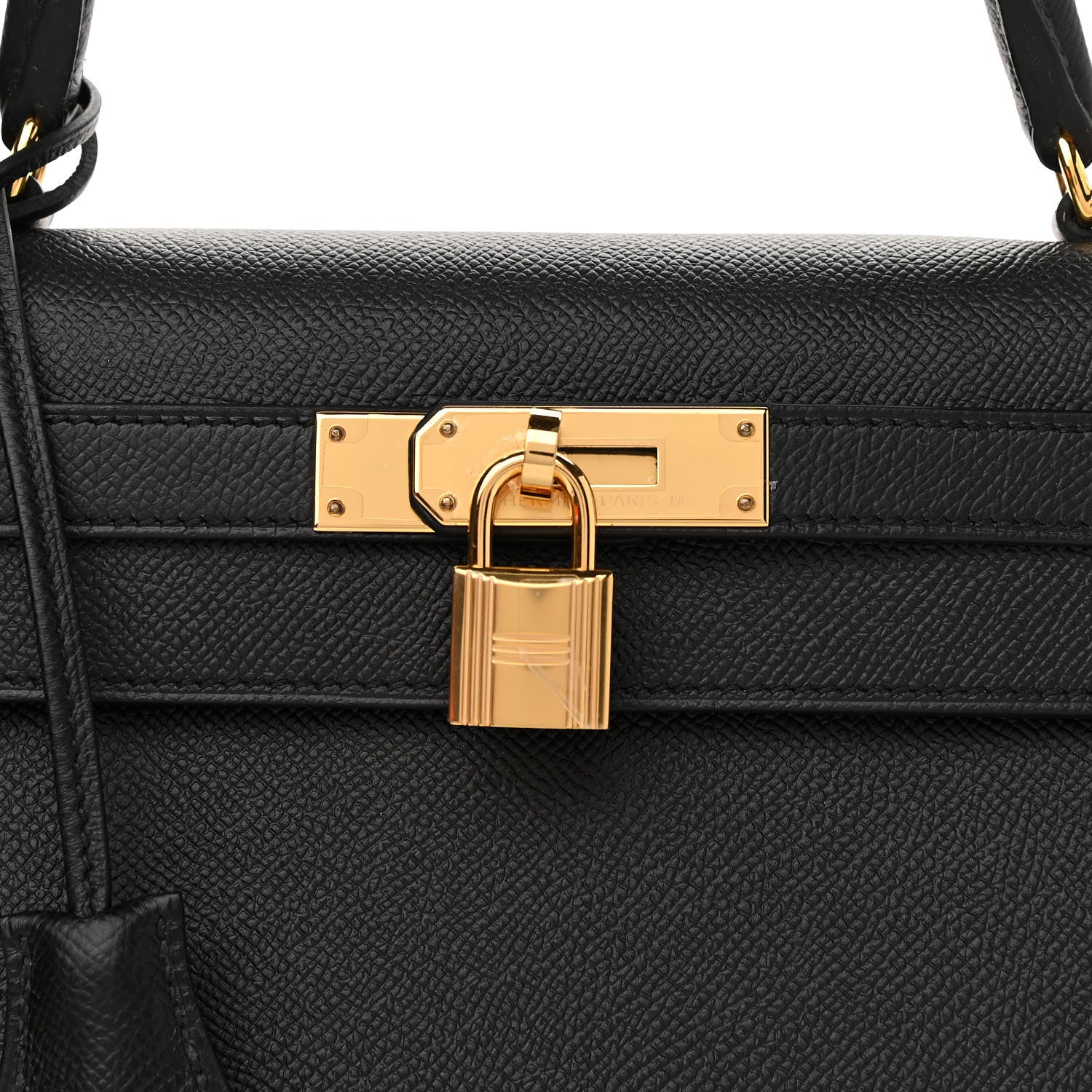 Hermes Epsom Kelly Sellier 28 Black 8 of 11