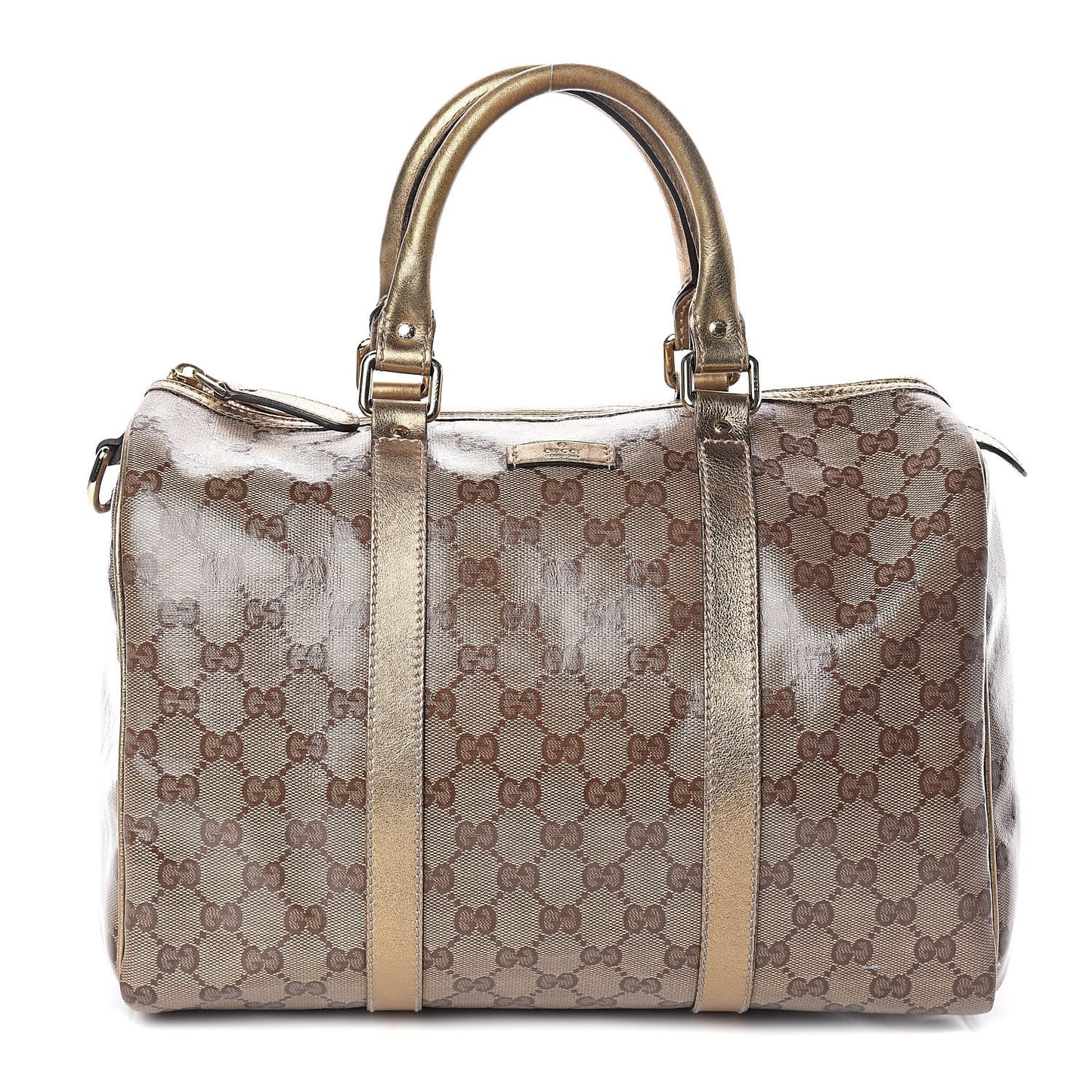Crystal Monogram Medium Joy Boston Bronze