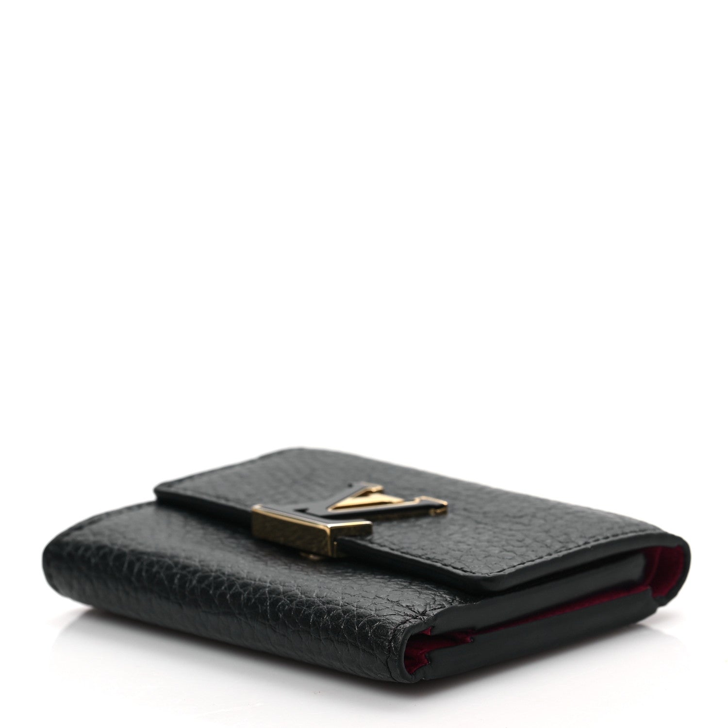 Louis Vuitton Taurillon Capucines XS Wallet Black 7 of 7