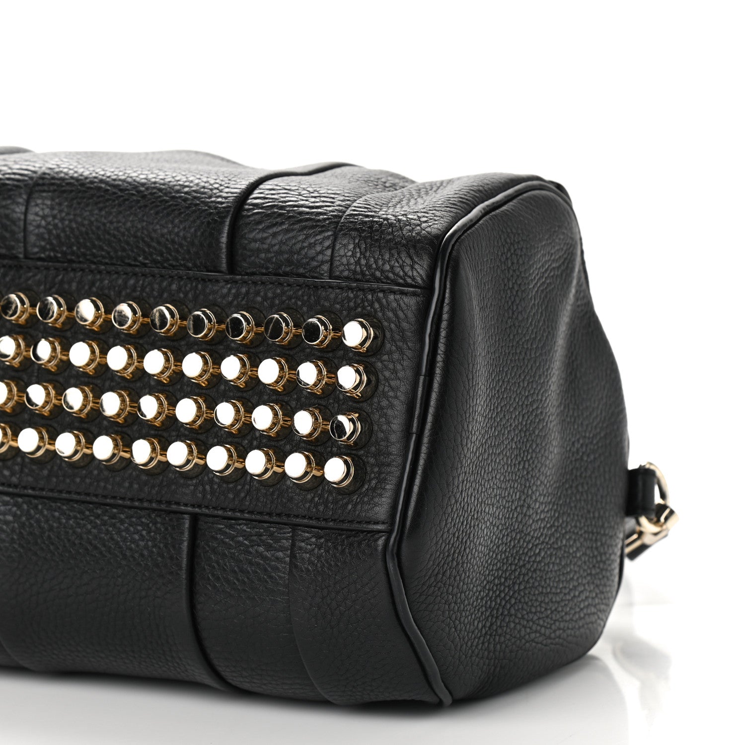 Alexander Wang Pebbled Lambskin Rocco Black Antique Brass Hardware 9 of 9