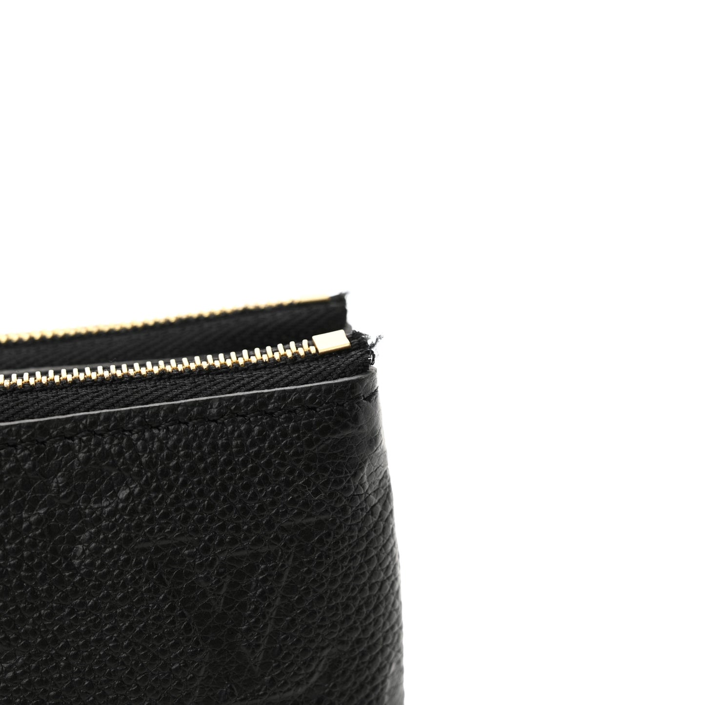 Empreinte Double Zip Pochette Black