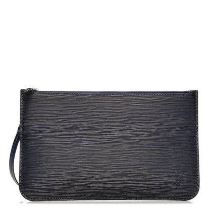 Louis Vuitton Epi Neverfull Pochette MM GM Indigo 1 of 7