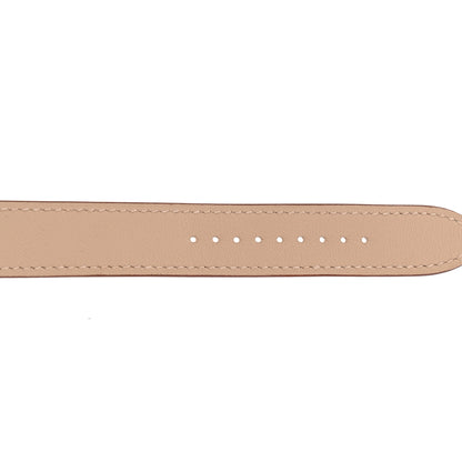 Hermes Swift 40mm Apple Watch Double Tour Band Rose Sakura Craie Argile 3 of 4