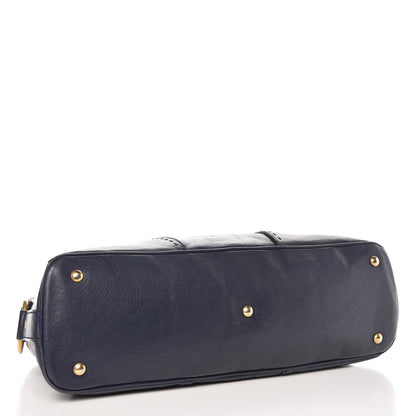 Saint Laurent Calfskin Large Muse Navy Blue 4 of 16