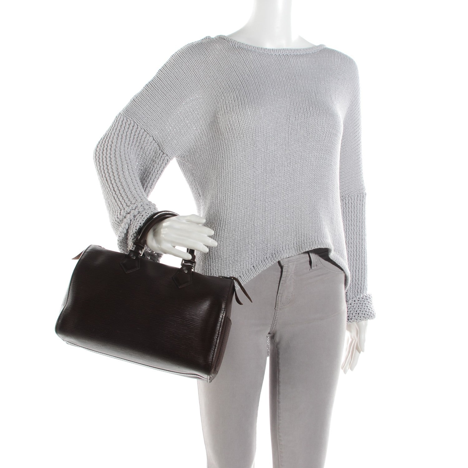 Louis Vuitton Epi Speedy 25 Moka 5 of 12