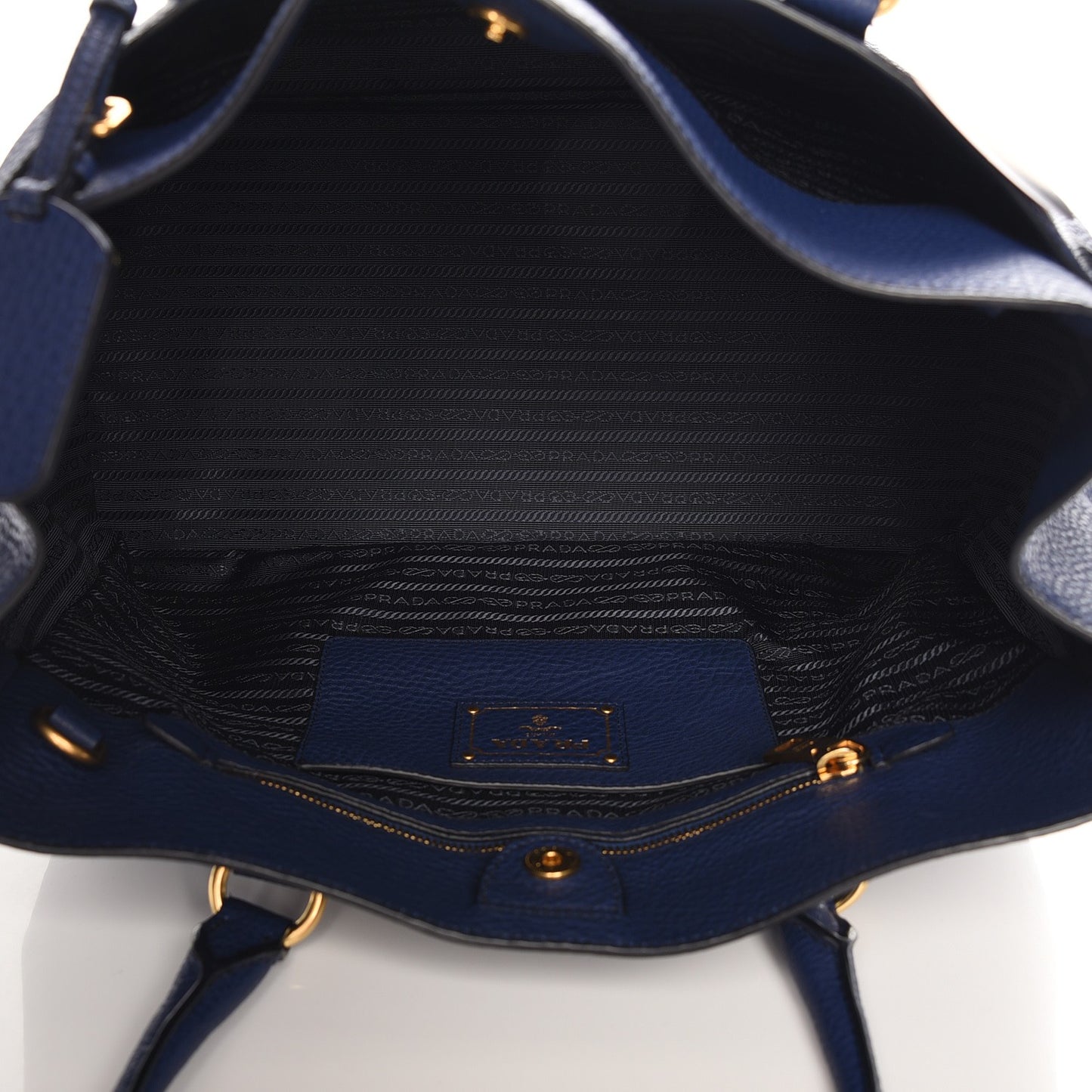 Vitello Daino Shopping Tote Inchiostro
