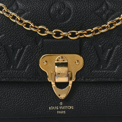 Louis Vuitton Empreinte Vavin Chain Wallet Black 7 of 11