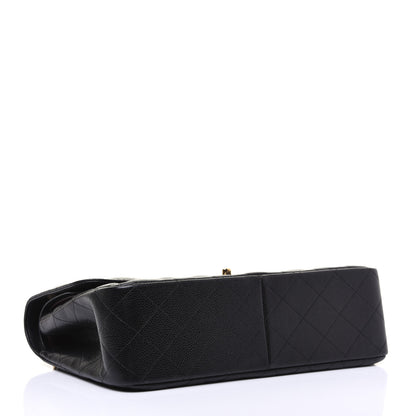 Chanel Caviar Quilted Jumbo Double Flap Black 4 of 14