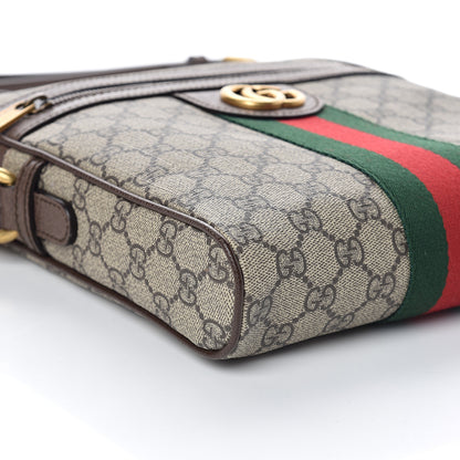 Gucci GG Supreme Monogram Web Small Ophidia Messenger Bag Brown 7 of 8