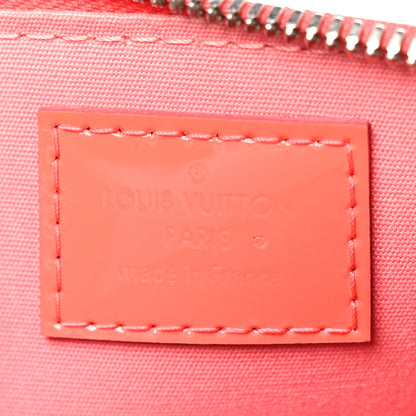 Louis Vuitton Vernis Rayures Alma BB Poppy 6 of 10