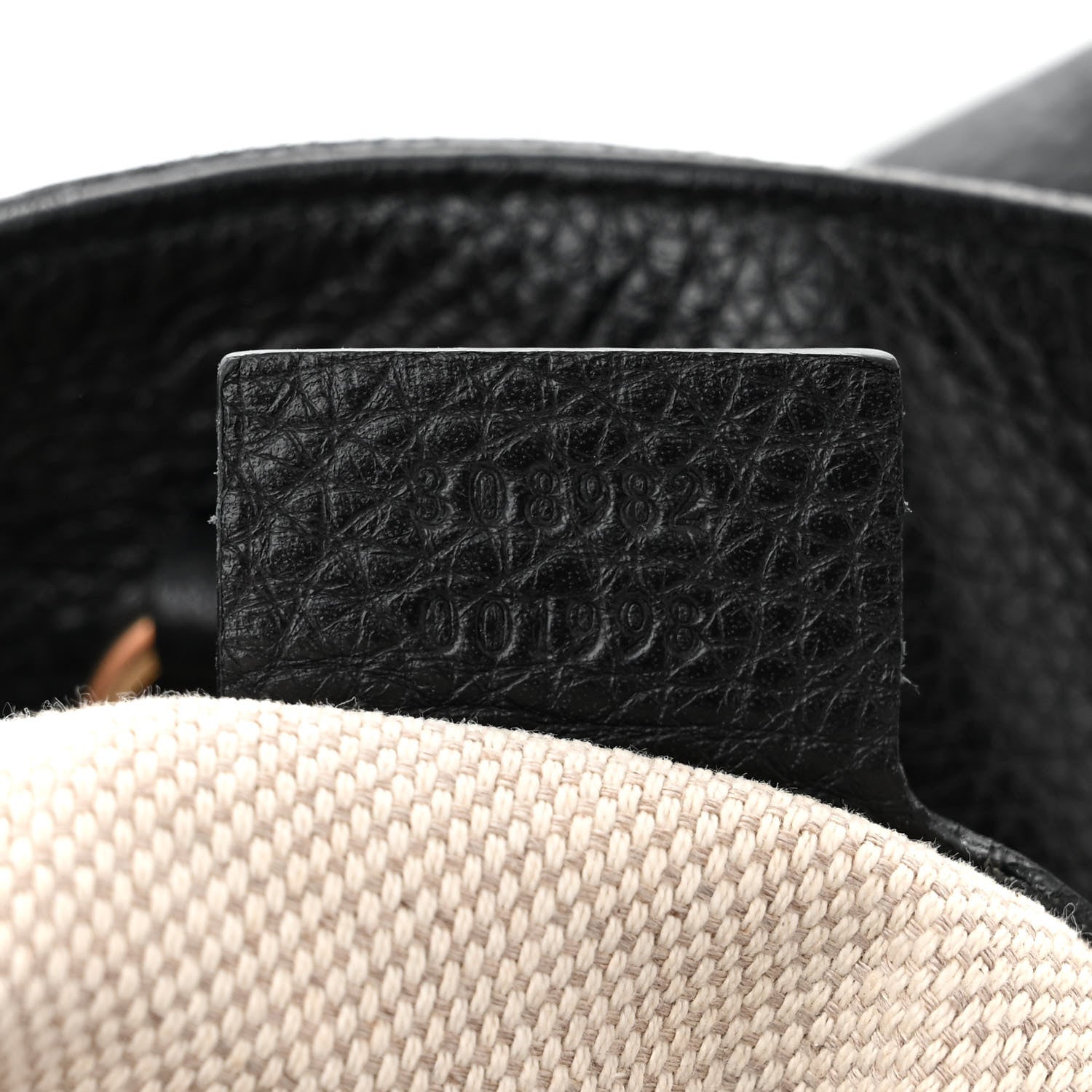 Gucci Pebbled Calfskin Medium Soho Chain Shoulder Bag Black 7 of 12
