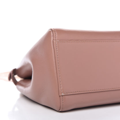Fendi Nappa Colorblock Mini Peekaboo Iconic Satchel English Rose Plaster Oxigen 6 of 9