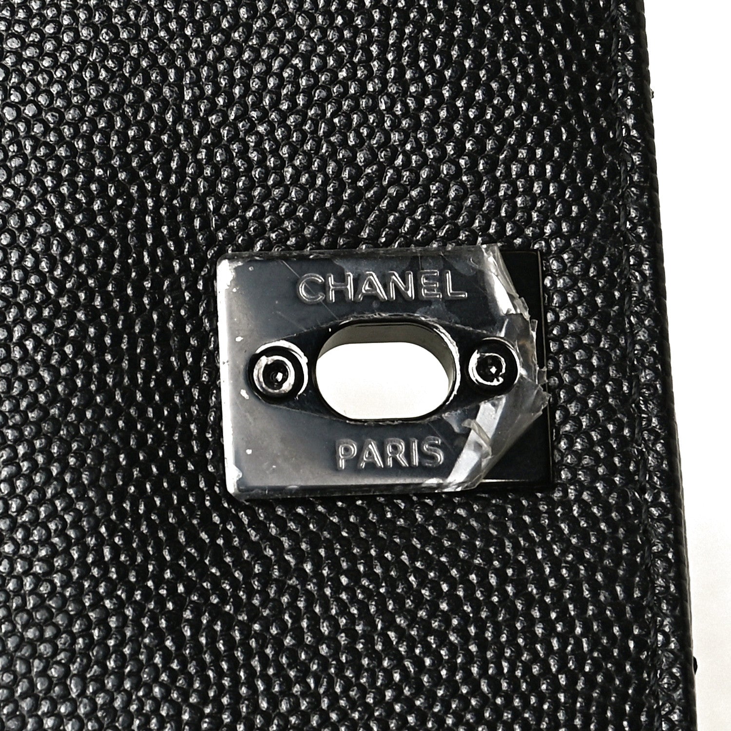 Chanel Caviar Chevron Quilted Mini Coco Handle Flap So Black 8 of 13