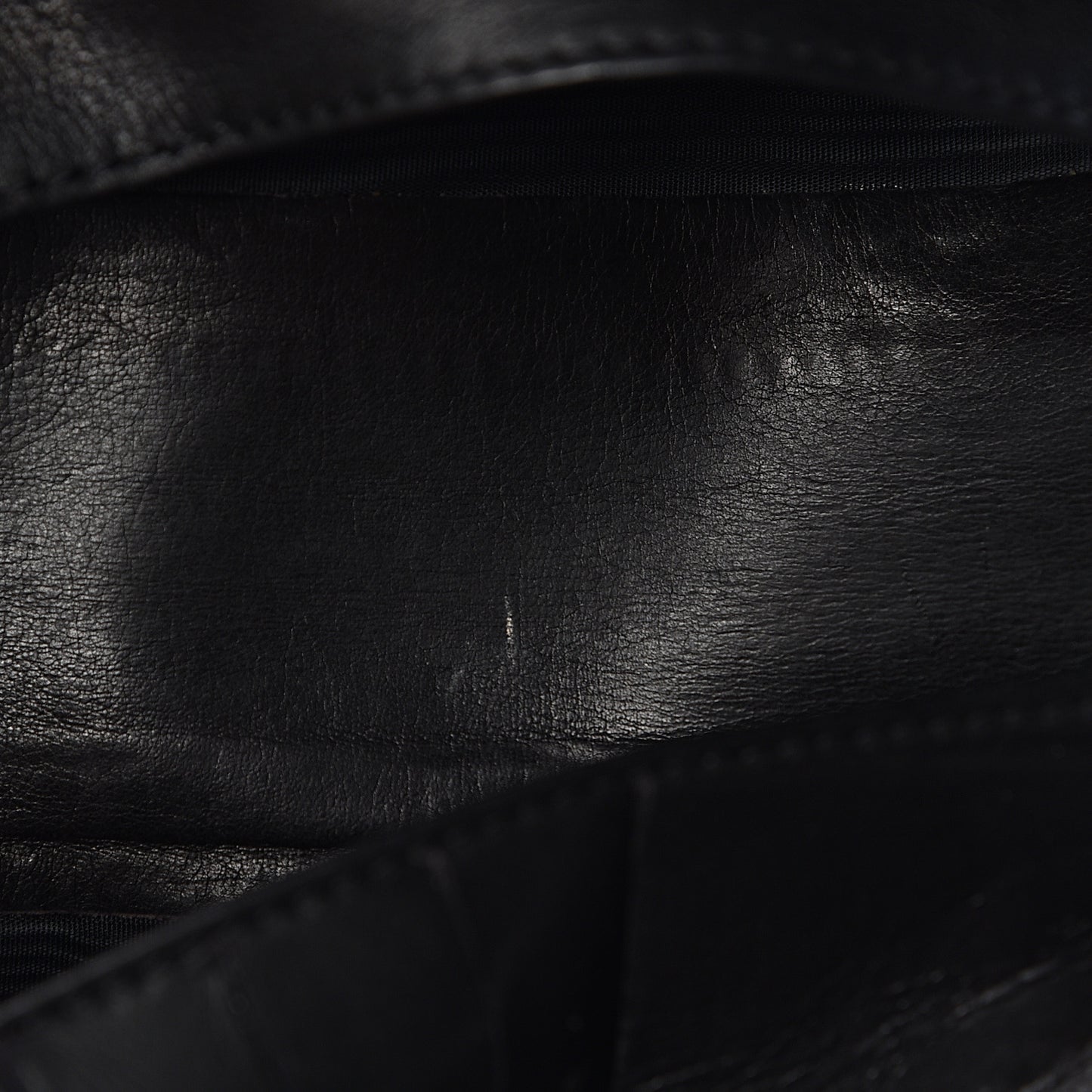 Caviar CC Large Flap Wallet Black
