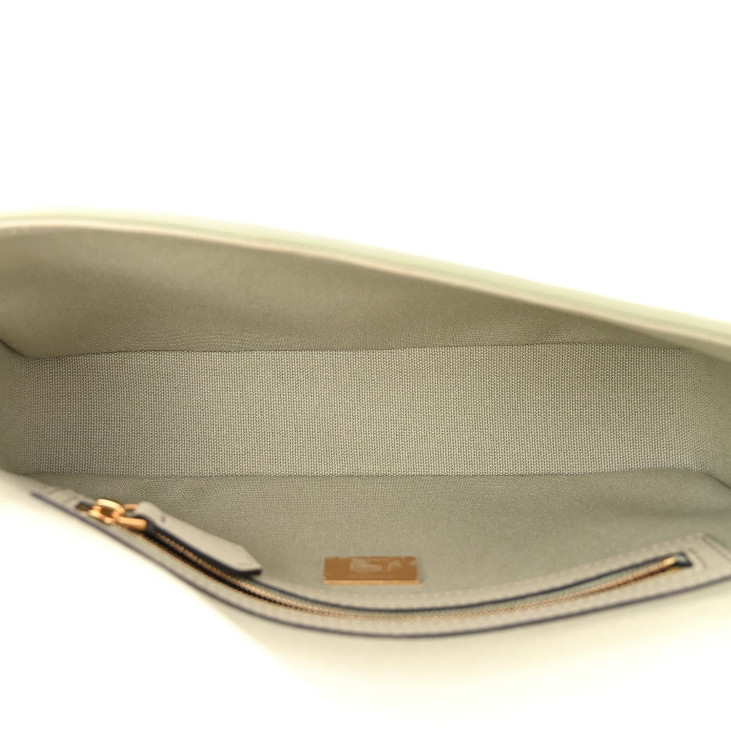Fendi Canvas Vitello King FF Embroidered Baguette Green Tea 5 of 11