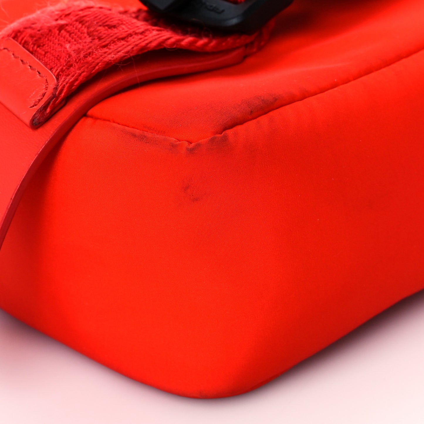 Nylon Mini Crossbody Pouch Orange