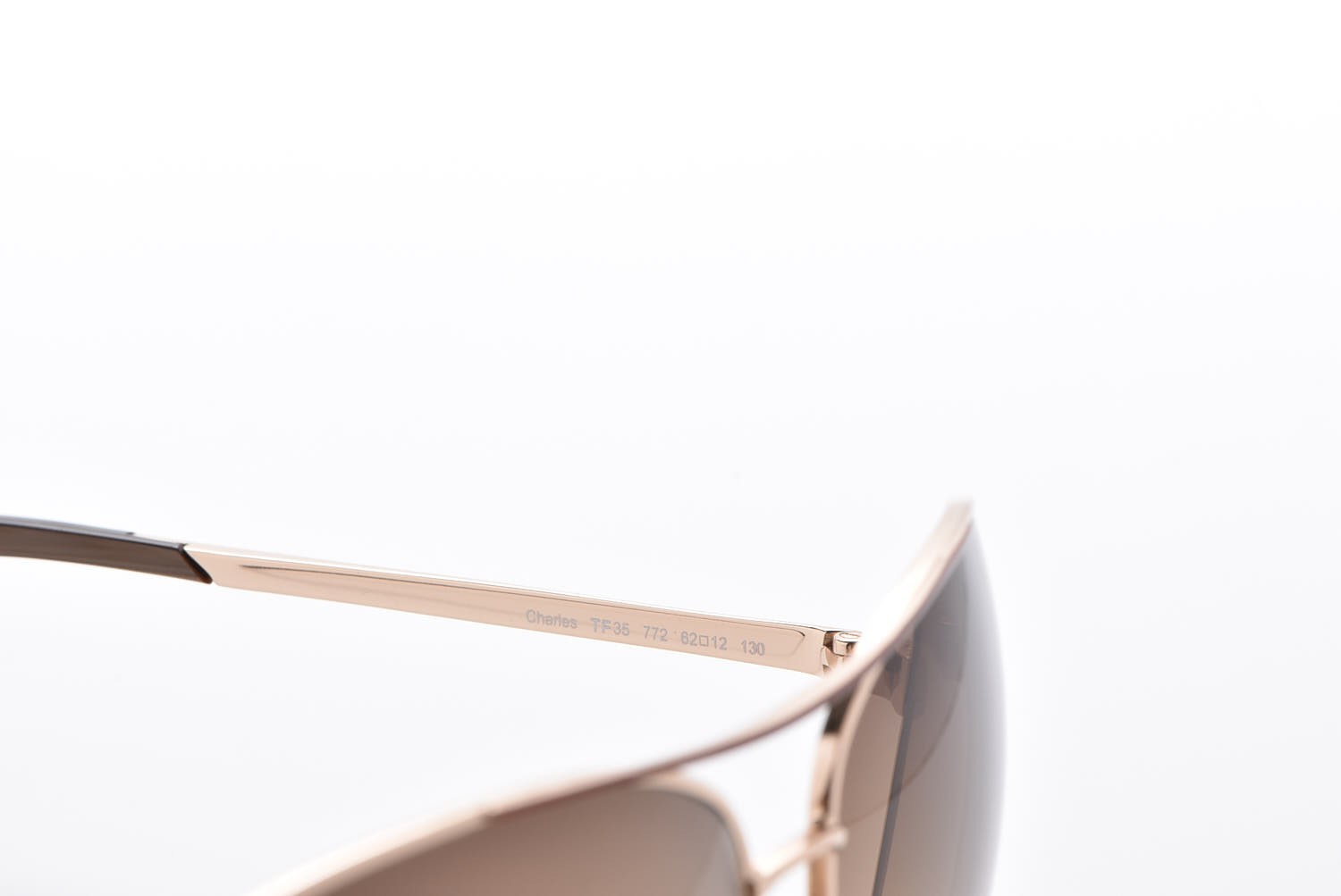 Tom Ford Metal Charles Aviator Sunglasses TF35 Gold 7 of 8