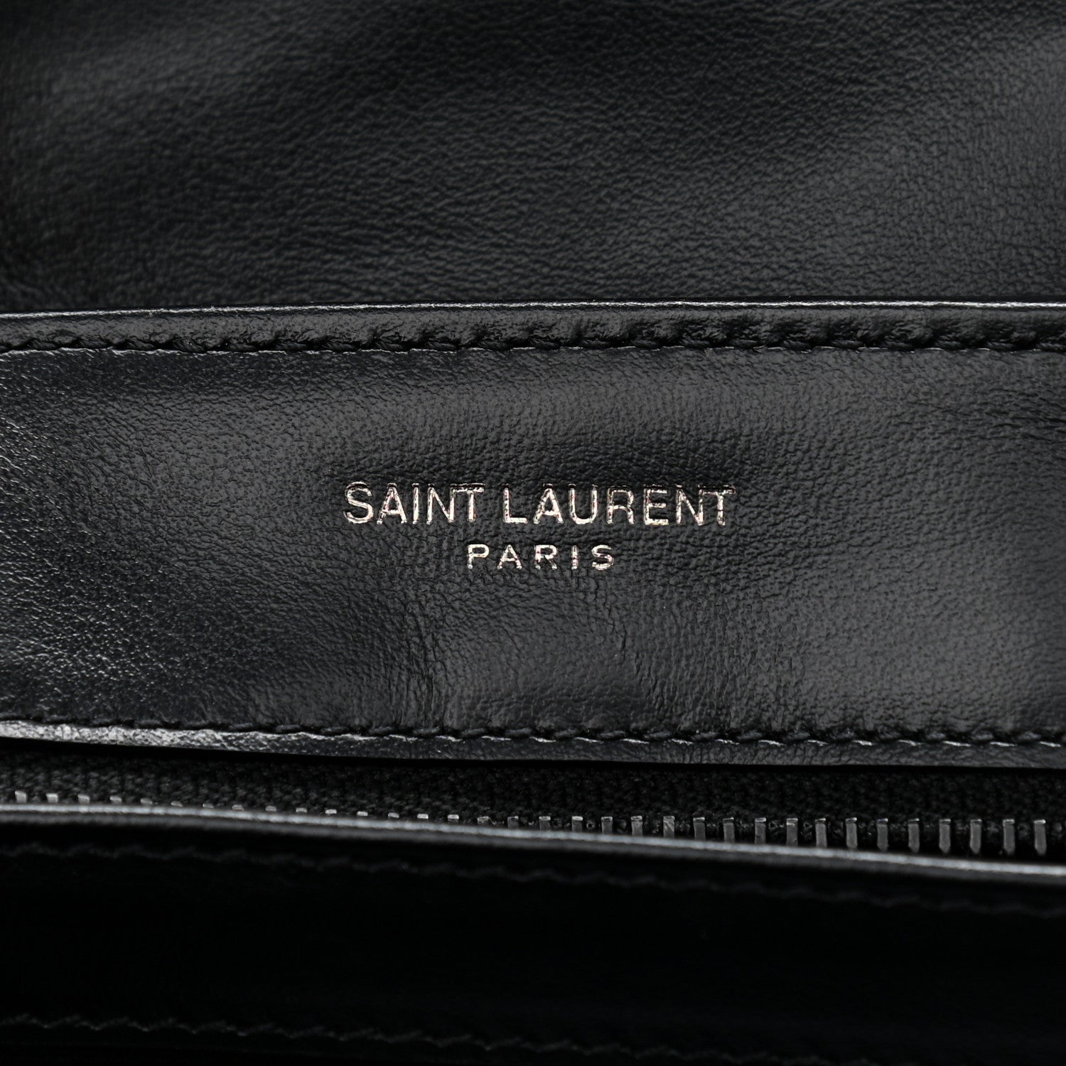 Saint Laurent Calfskin Y Quilted Monogram Toy Loulou Crossbody Bag Black 8 of 10