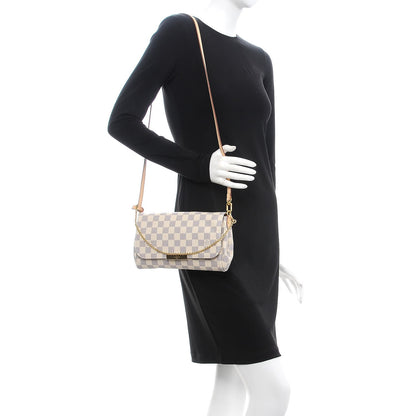 Louis Vuitton Damier Azur Favorite MM 2 of 9