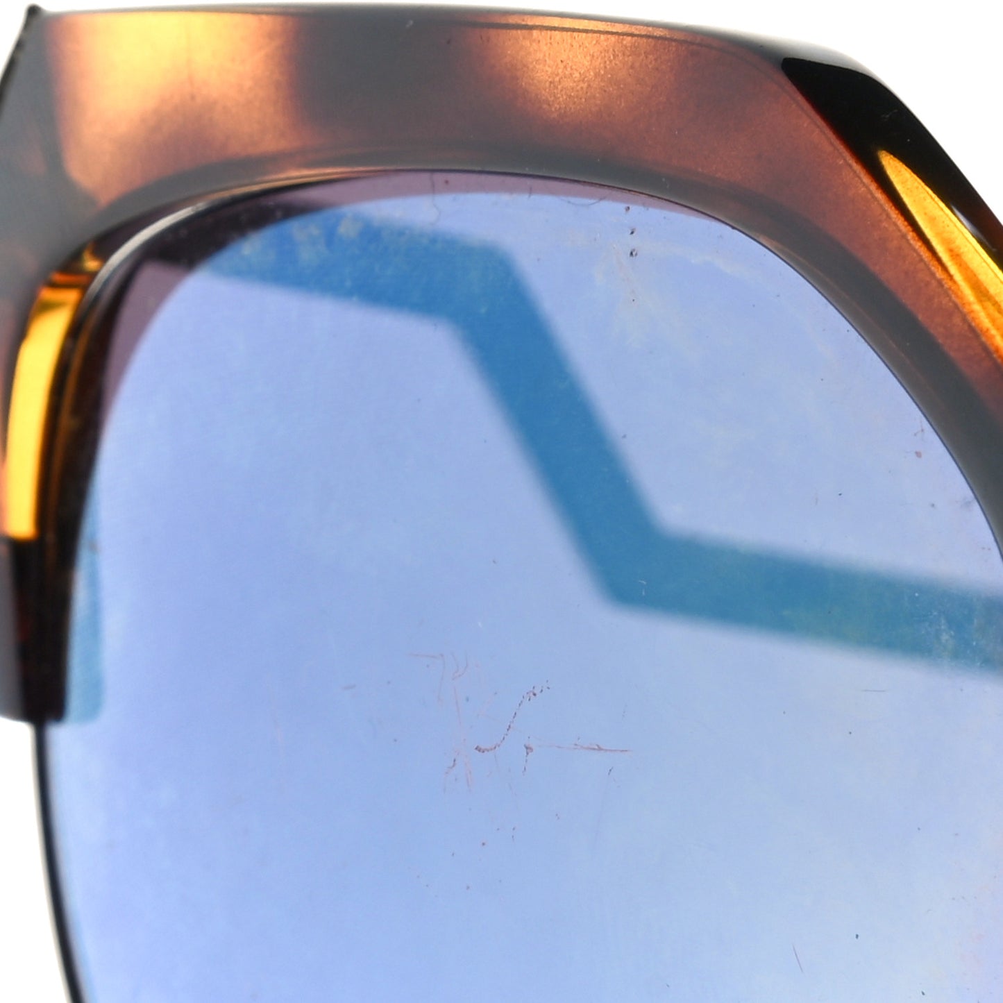 Cat Eye Iridia Sunglasses FF 0149/S Havana Gold