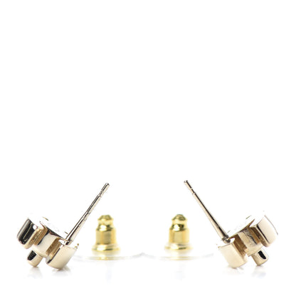 Chanel Metal CC Turnlock Earrings Gold 3 of 4